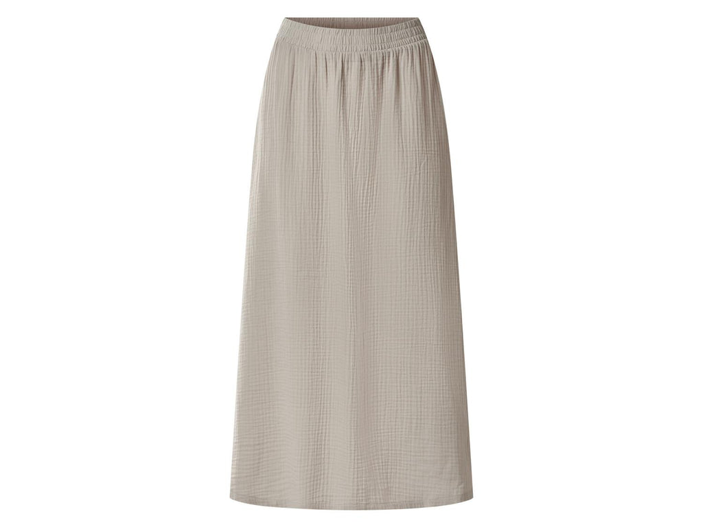 Jupe midi en mousseline pour femme