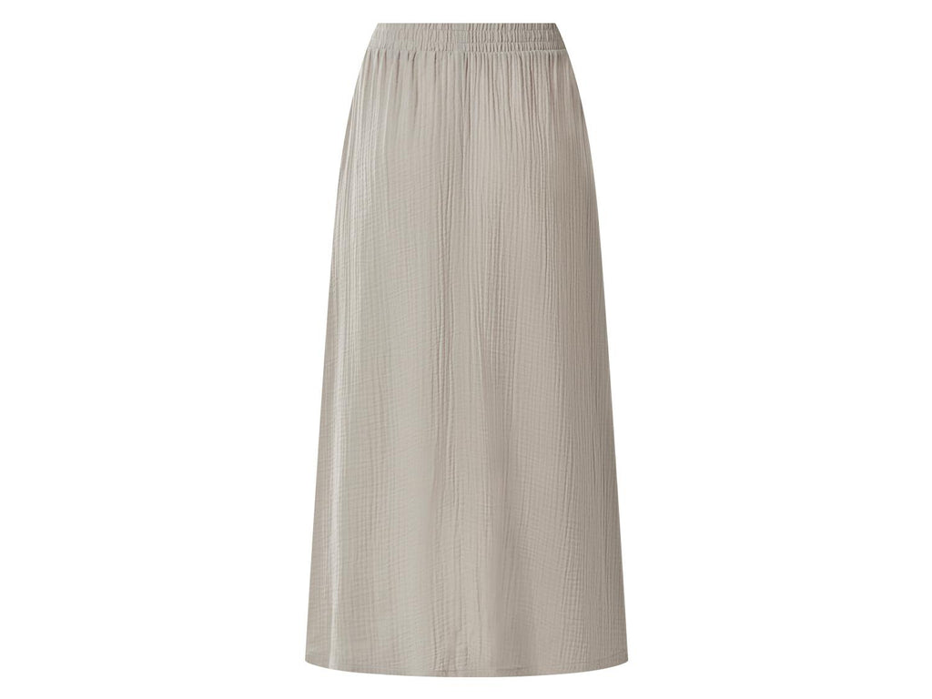 Jupe midi en mousseline pour femme
