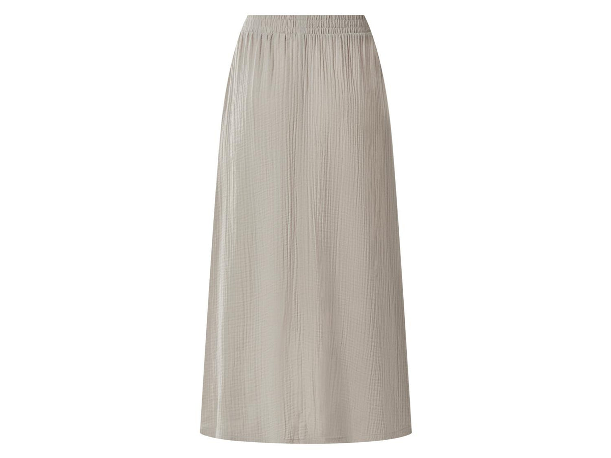 Jupe midi en mousseline pour femme