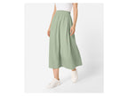 Jupe midi en mousseline pour femme