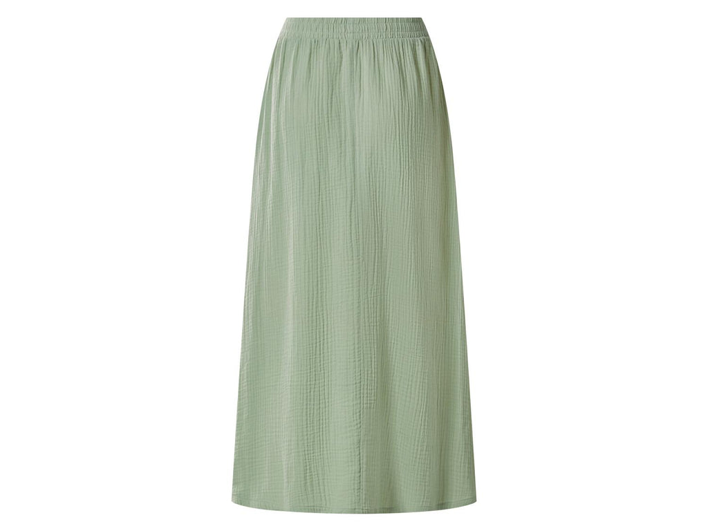 Jupe midi en mousseline pour femme