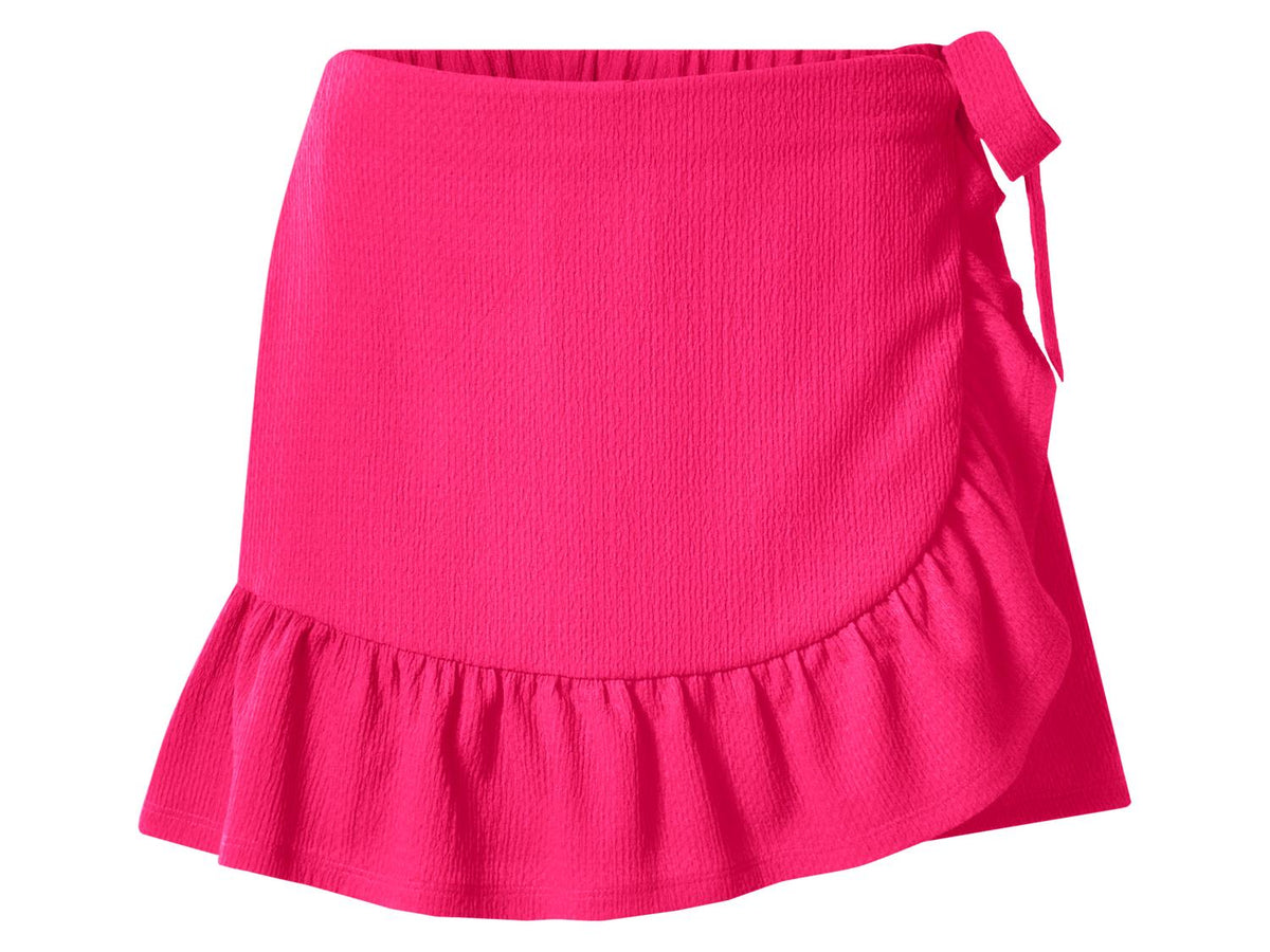 Jupe-short portefeuille femme