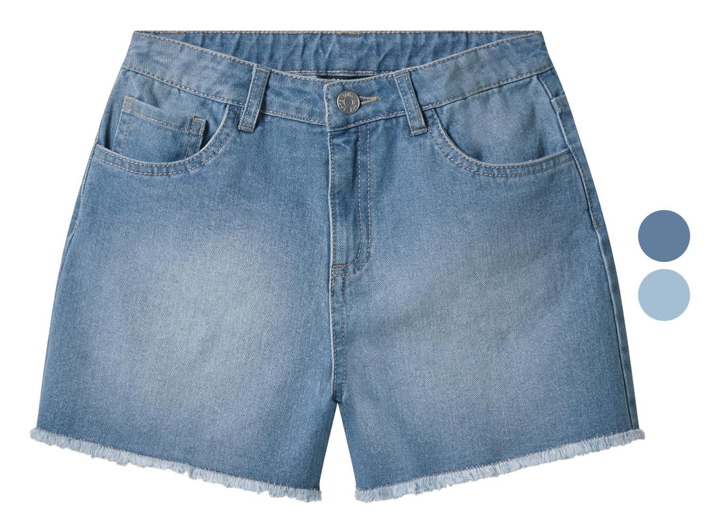 Short en jean fille