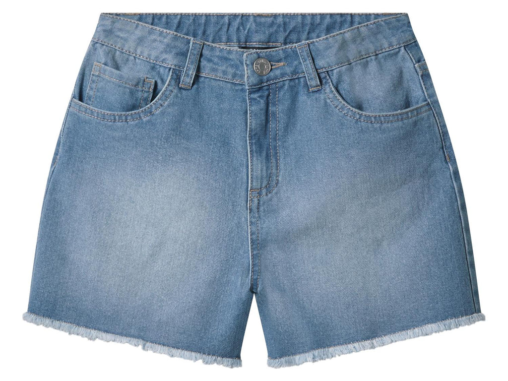 Short en jean fille