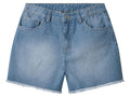 Short en jean fille