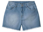 Short en jean fille