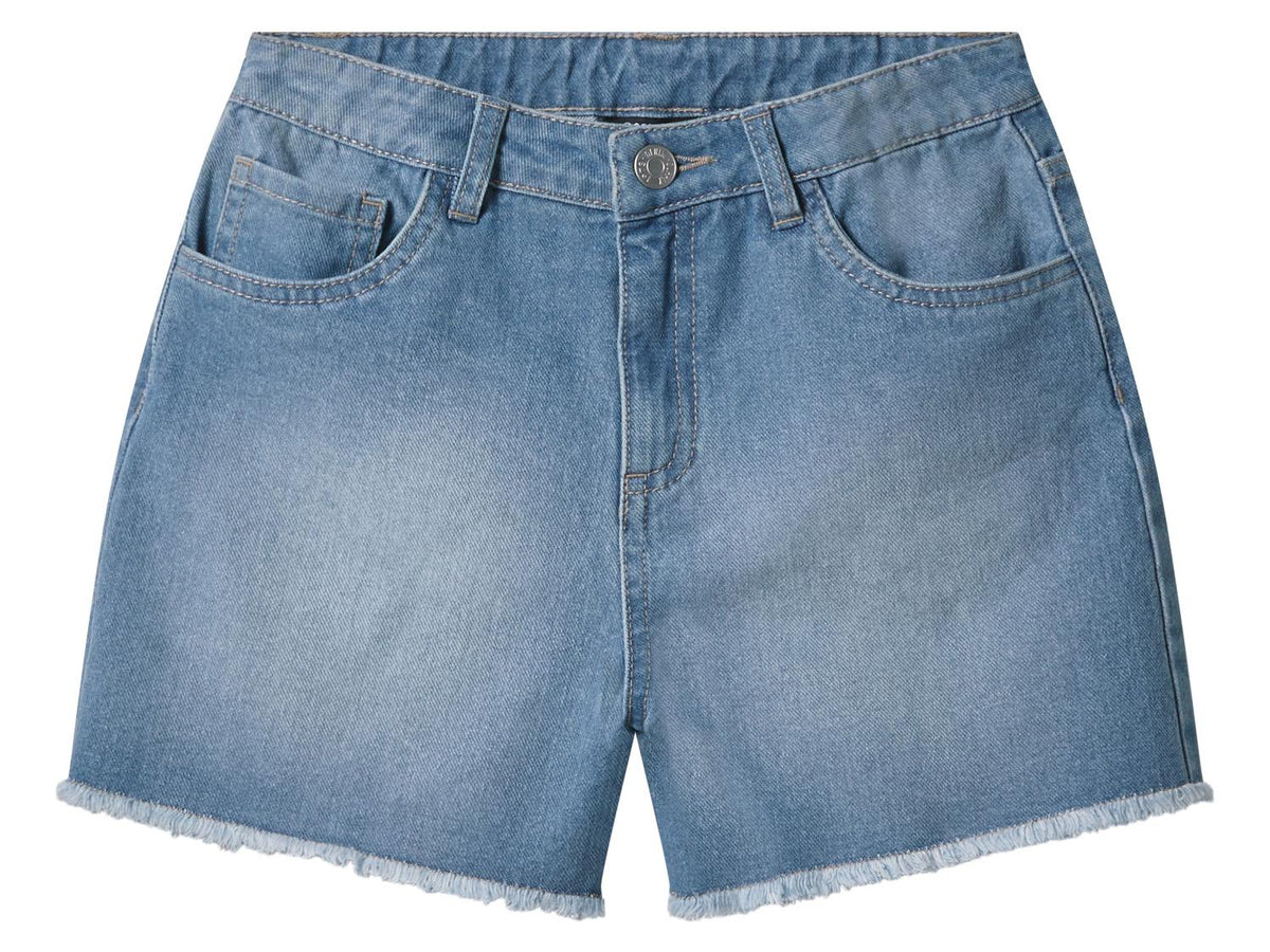 Short en jean fille