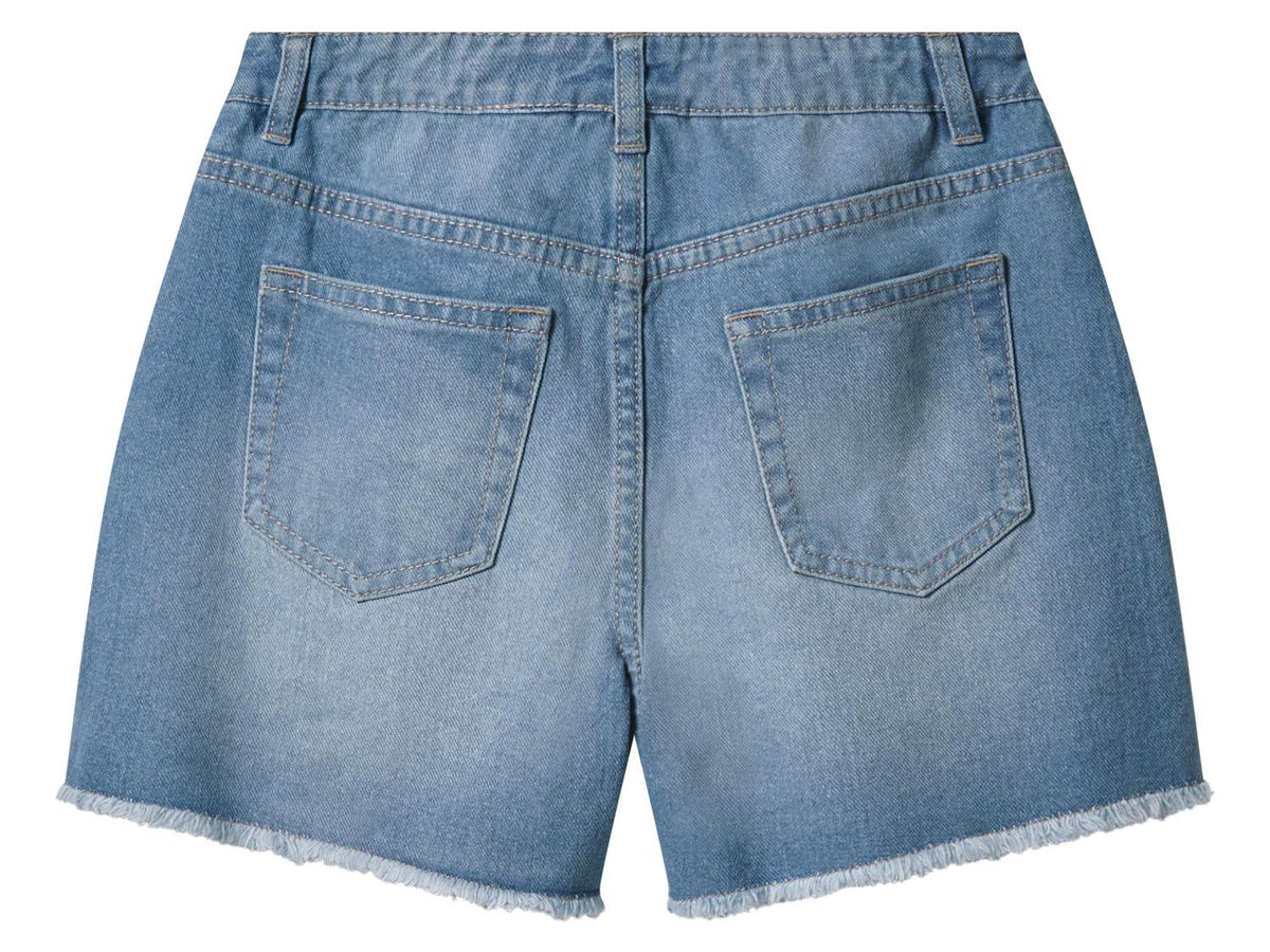 Short en jean fille