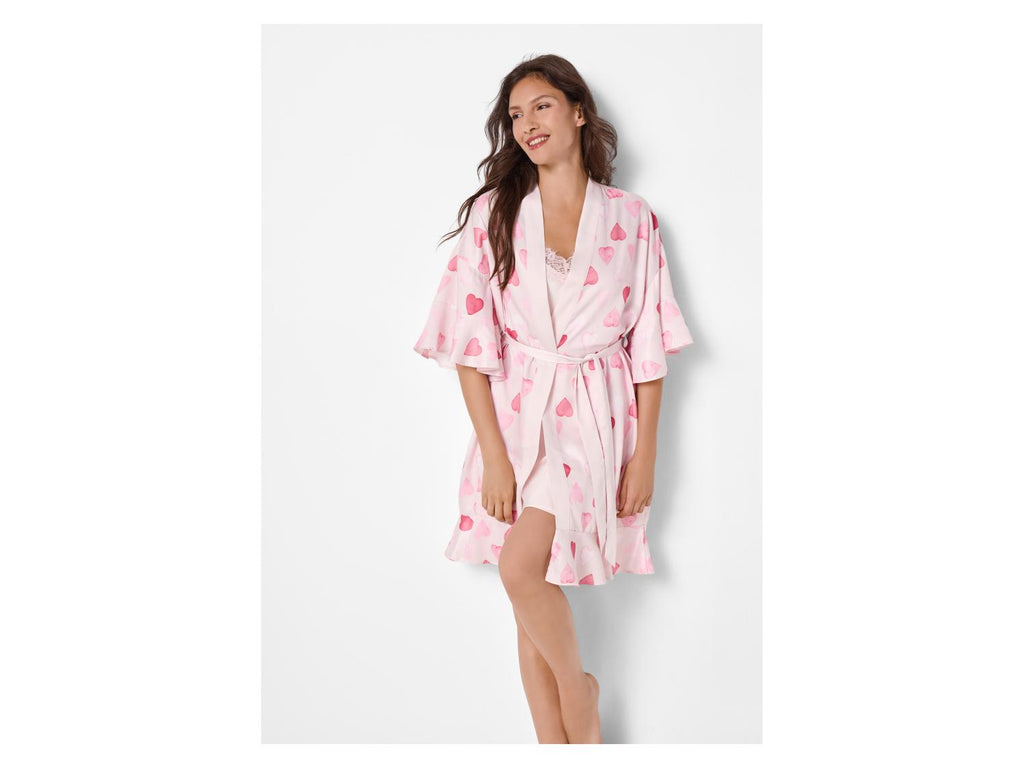 Kimono en satin femme