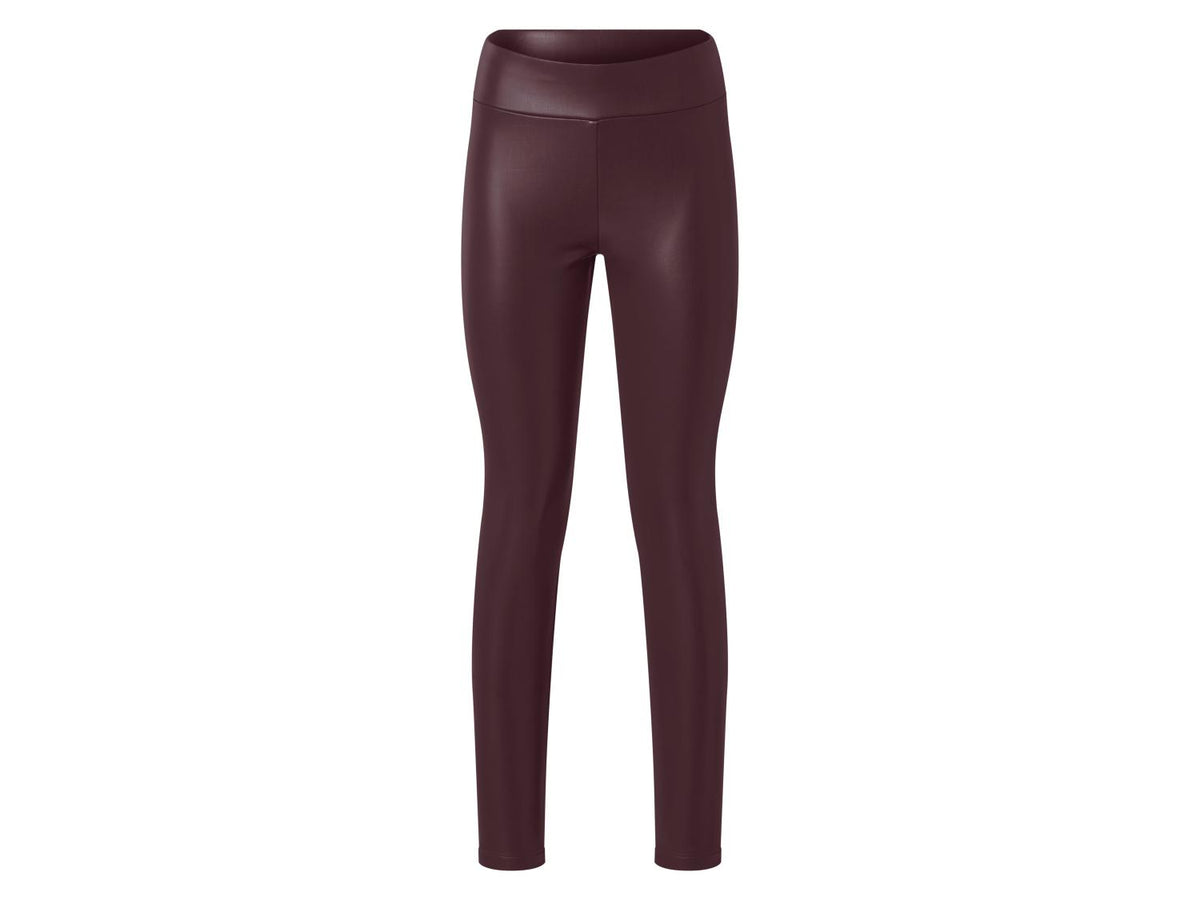 Legging en similicuir femme