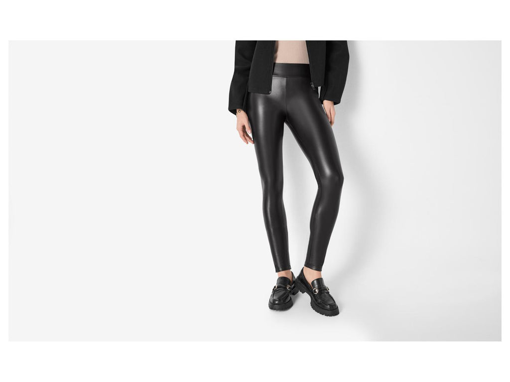 Legging en similicuir femme
