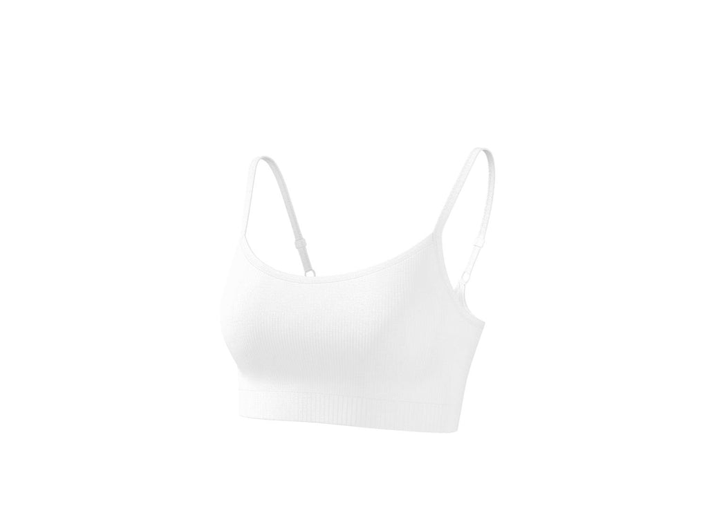 Lot de 2 brassières côtelées femme