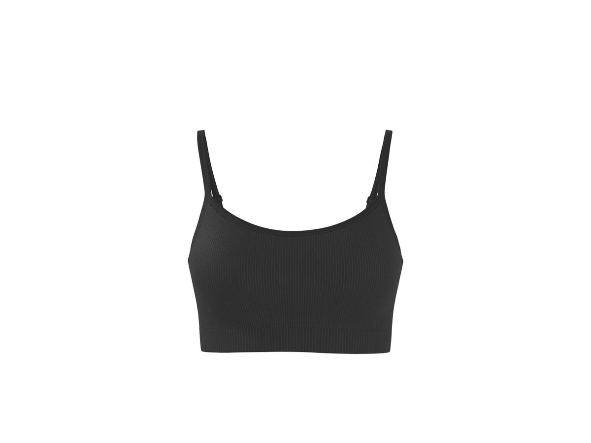 Lot de 2 brassières côtelées femme