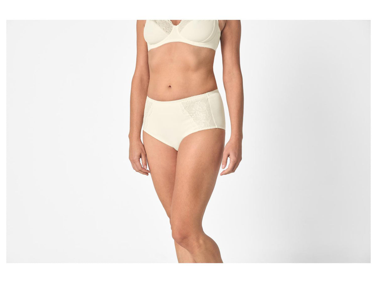 Lot de 2 culottes gainantes à dentelle femme