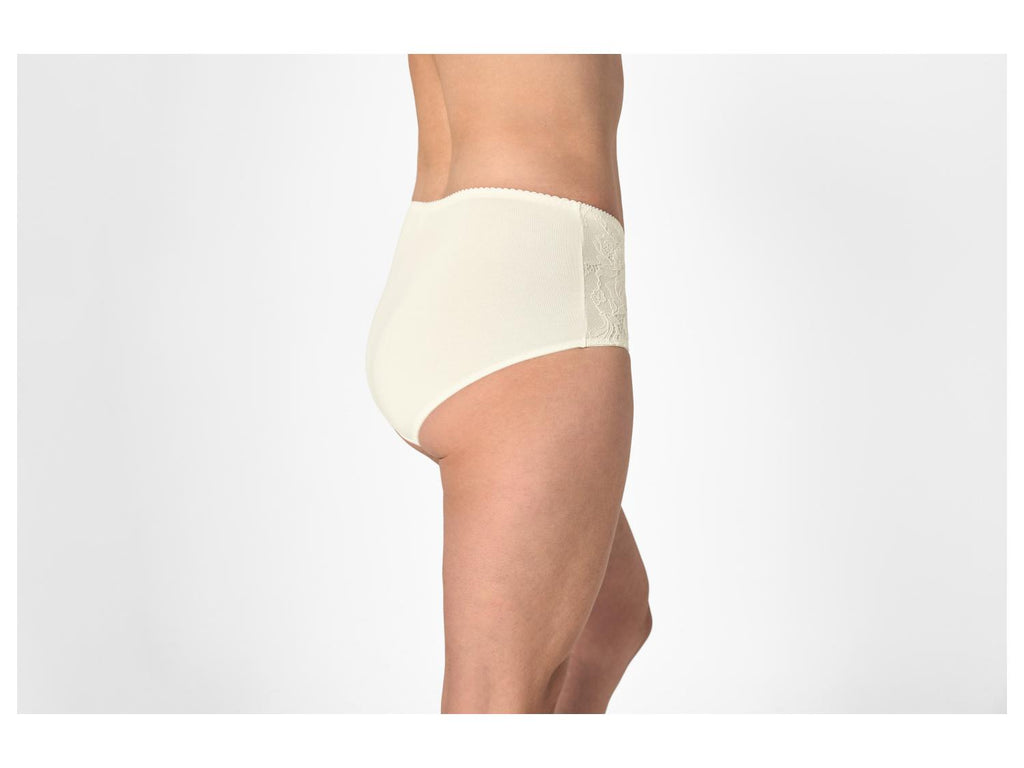 Lot de 2 culottes gainantes à dentelle femme