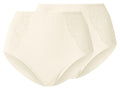 Lot de 2 culottes gainantes à dentelle femme