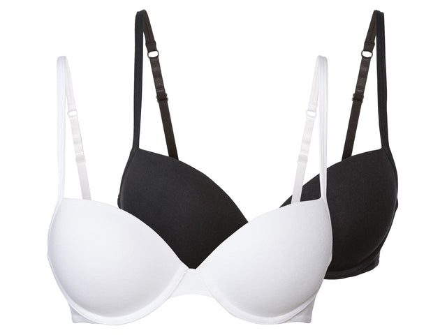 Lot de 2 soutiens-gorge push-up femme