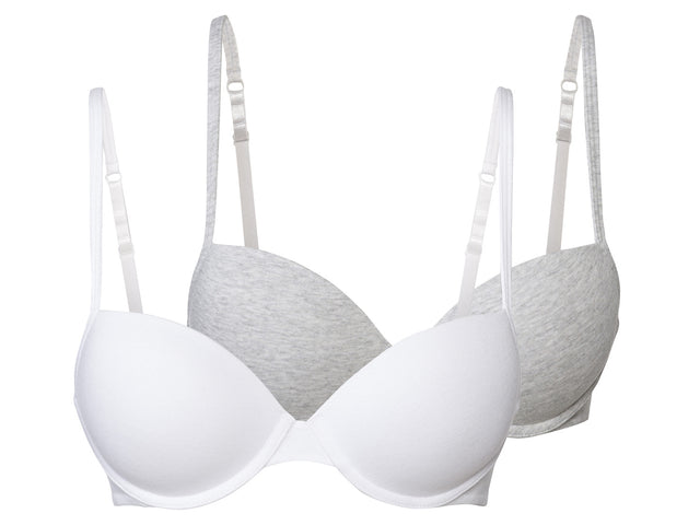 Lot de 2 soutiens-gorge push-up femme