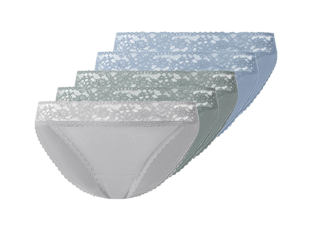 Lot de 5 culottes à dentelle femme