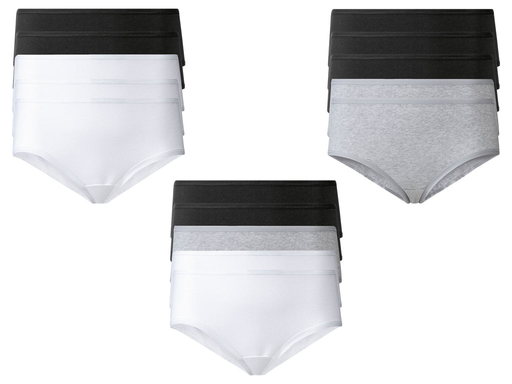 Lot de 5 culottes hipsters femme