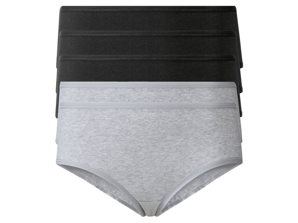 Lot de 5 culottes hipsters femme
