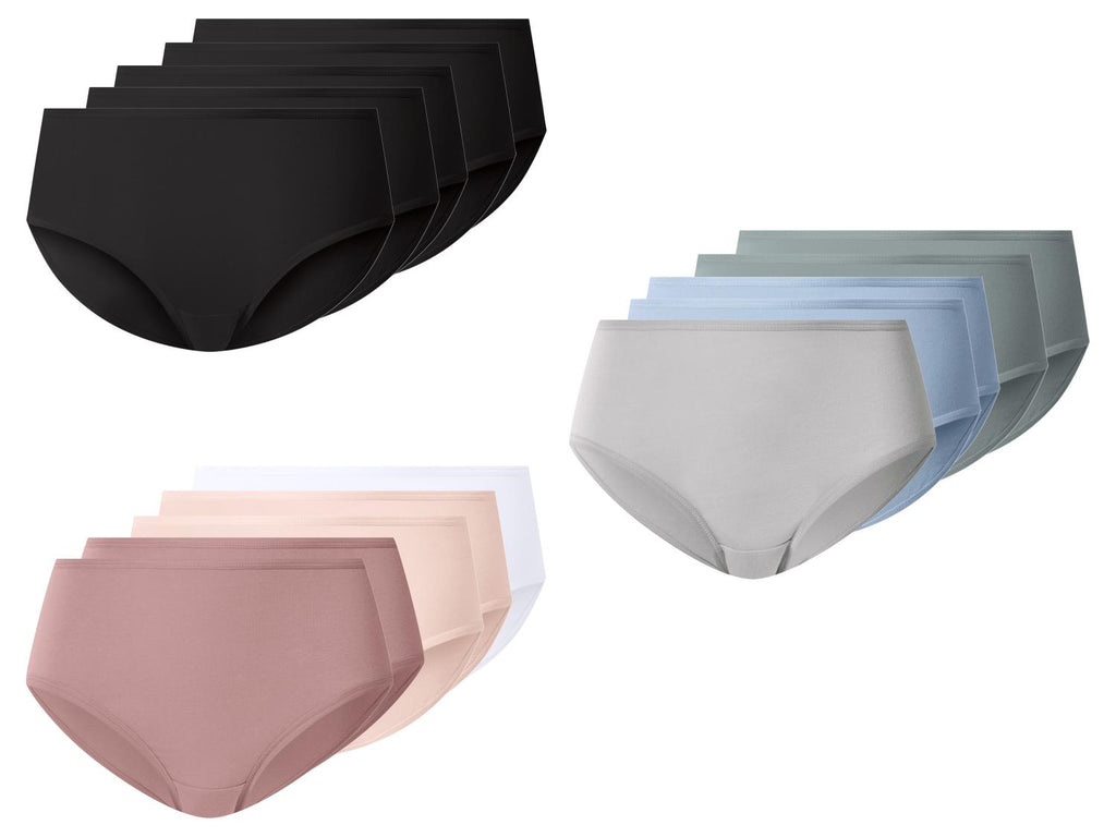 Lot de 5 culottes taille haute femme