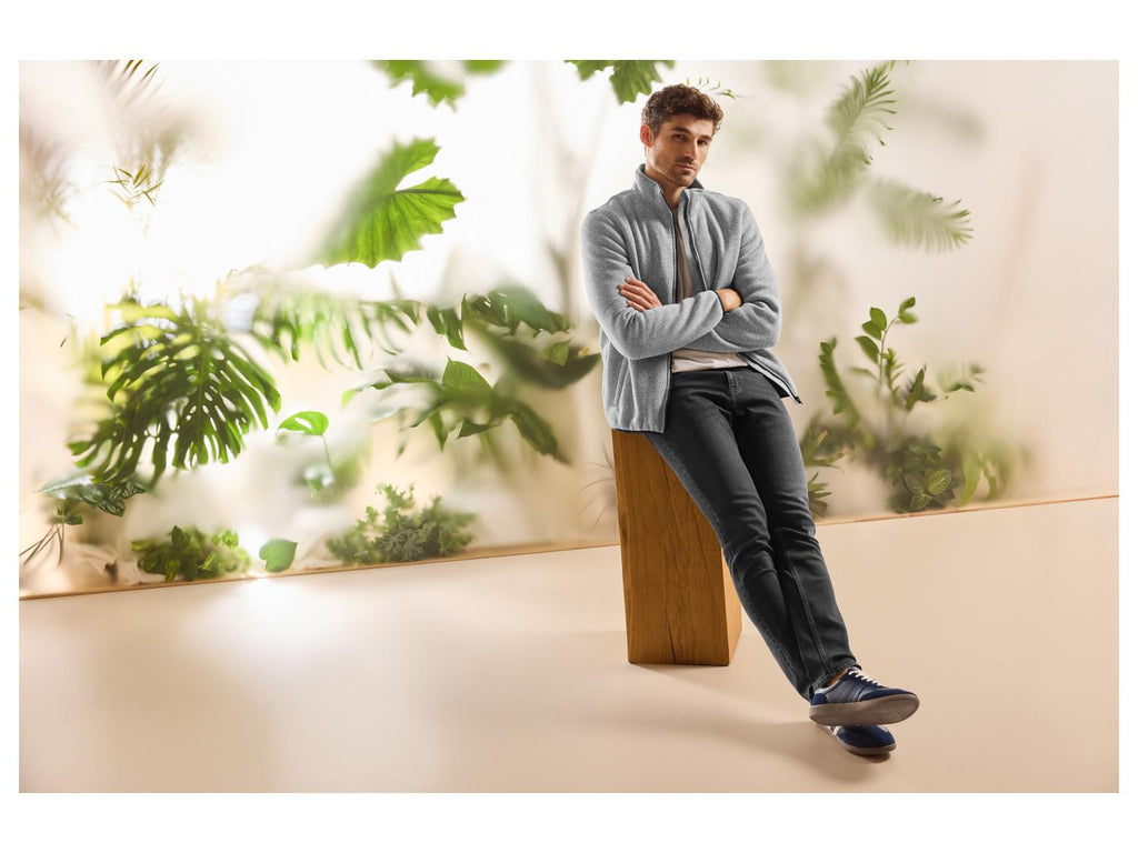 Baskets homme en cuir