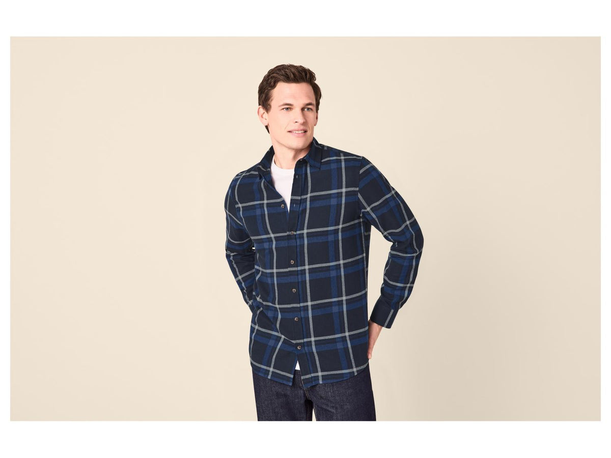 Chemise casual en flanelle homme