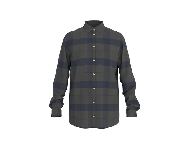 Chemise casual en flanelle homme