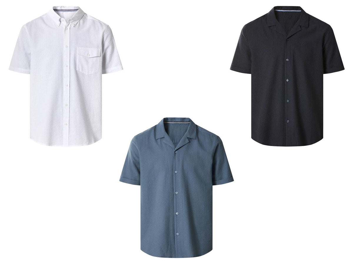 Chemise en seersucker homme