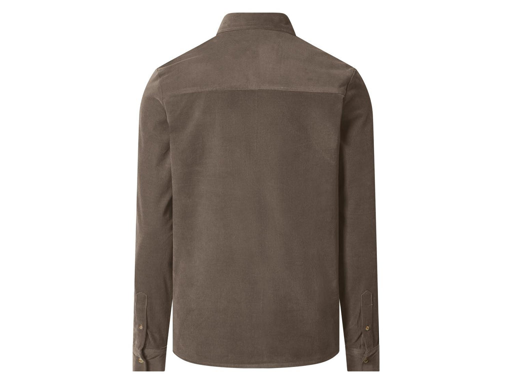 Chemise en velours côtelé homme