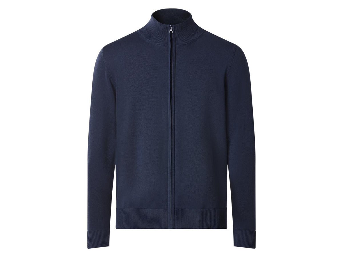 Gilet zippé en maille homme
