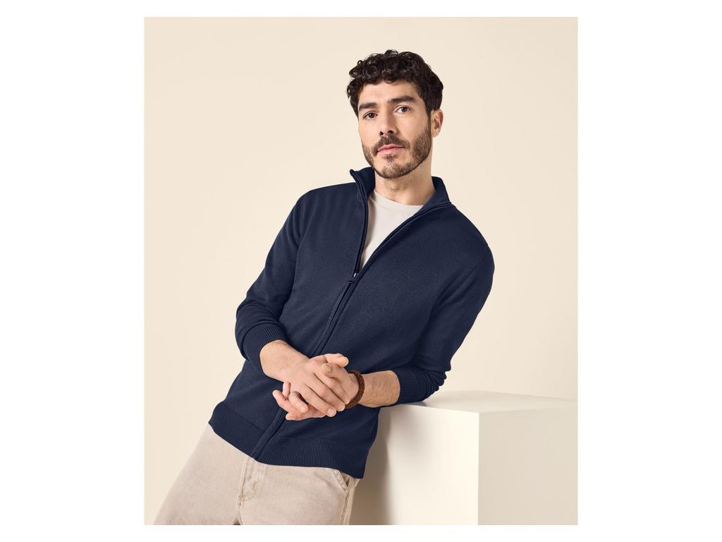 Gilet zippé en maille homme