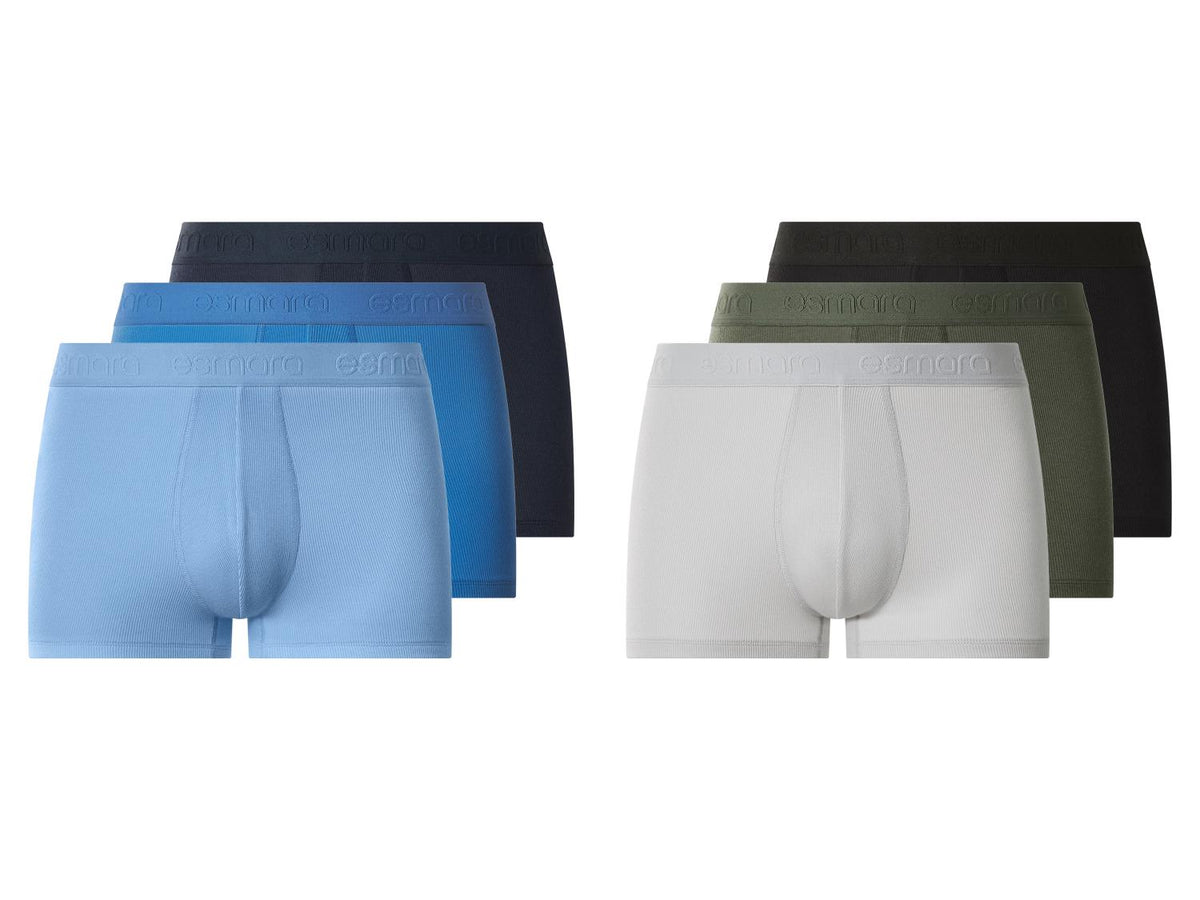 Lot de 3 boxers côtelés homme