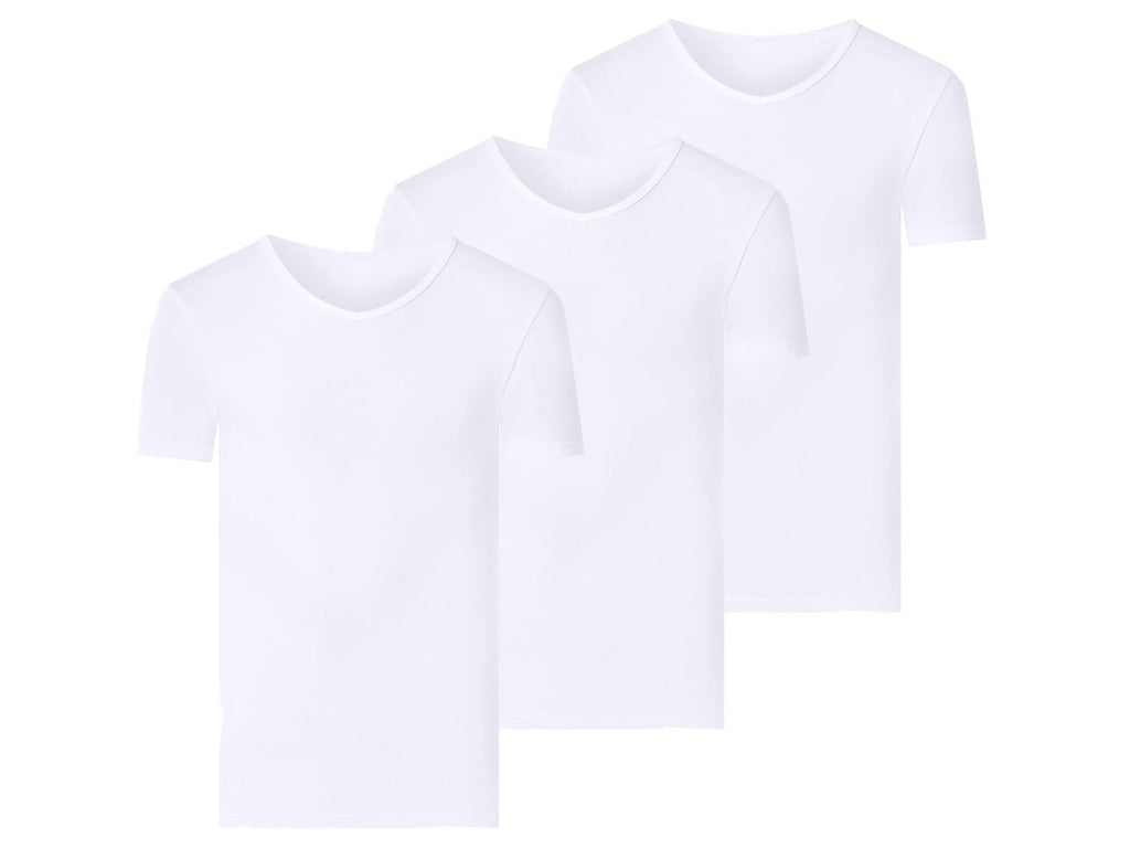 Lot de 3 maillots de corps côtelés homme