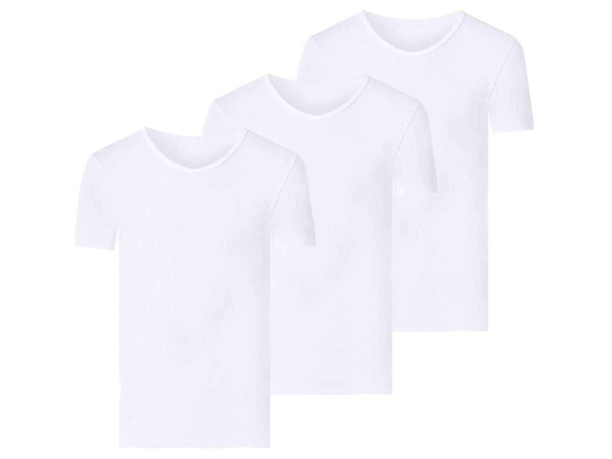 Lot de 3 maillots de corps côtelés homme