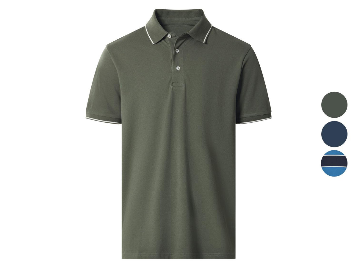 Polo en piqué homme