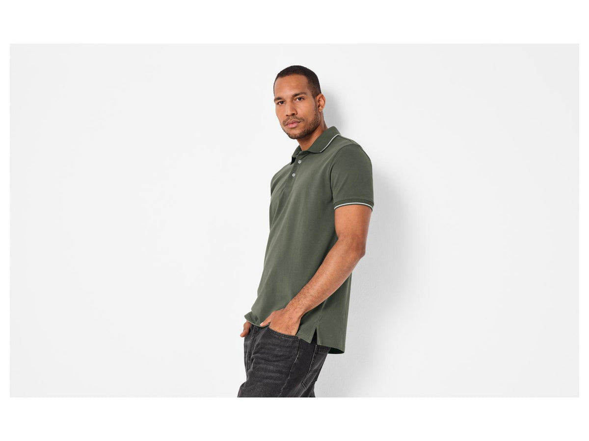 Polo en piqué homme