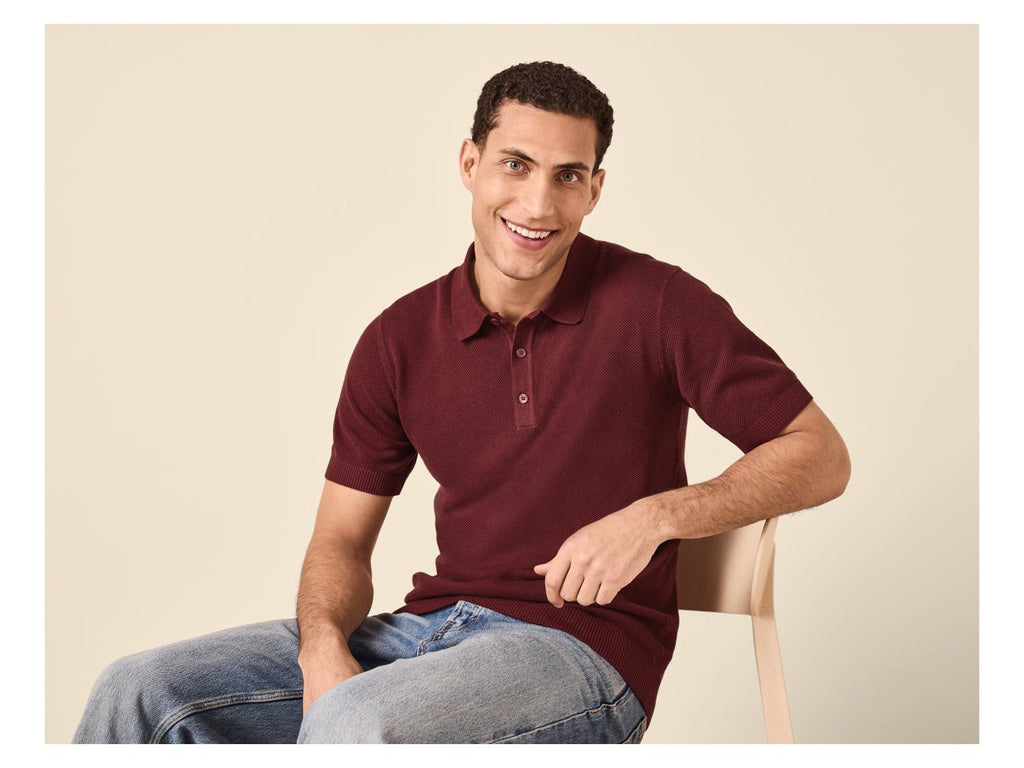 Polo homme en maille fine premium