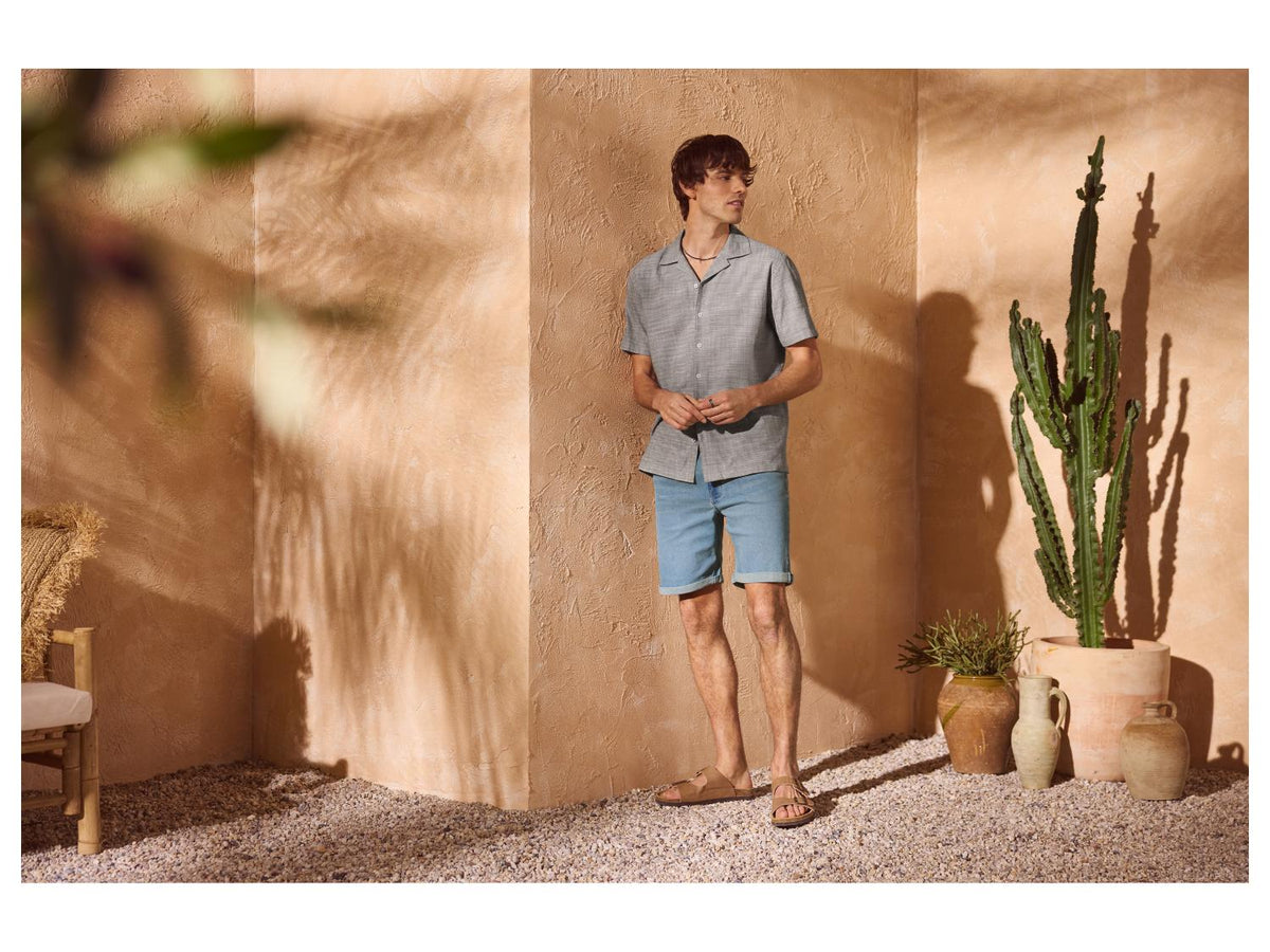 Short en jean homme