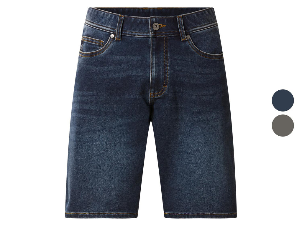 Short en jean molletonné pour homme