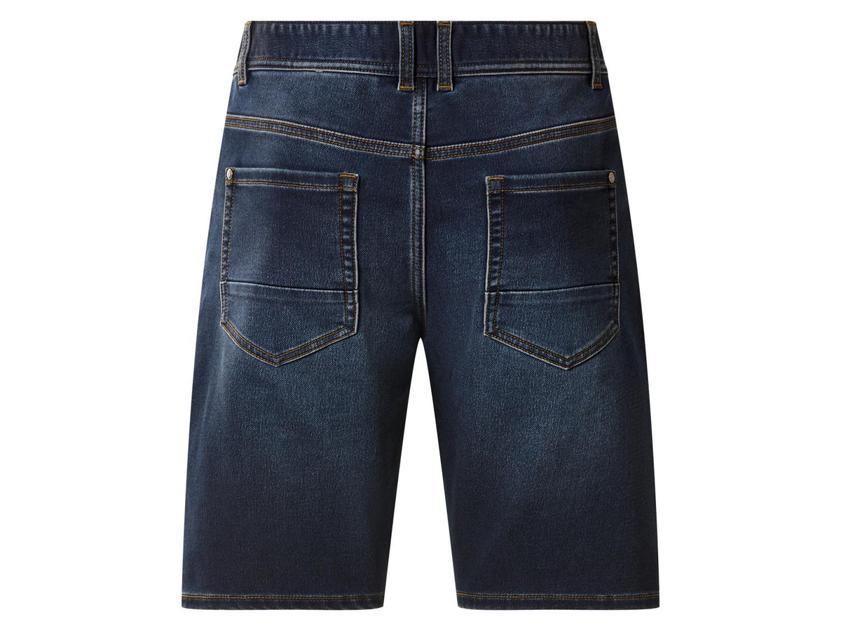 Short en jean molletonné pour homme