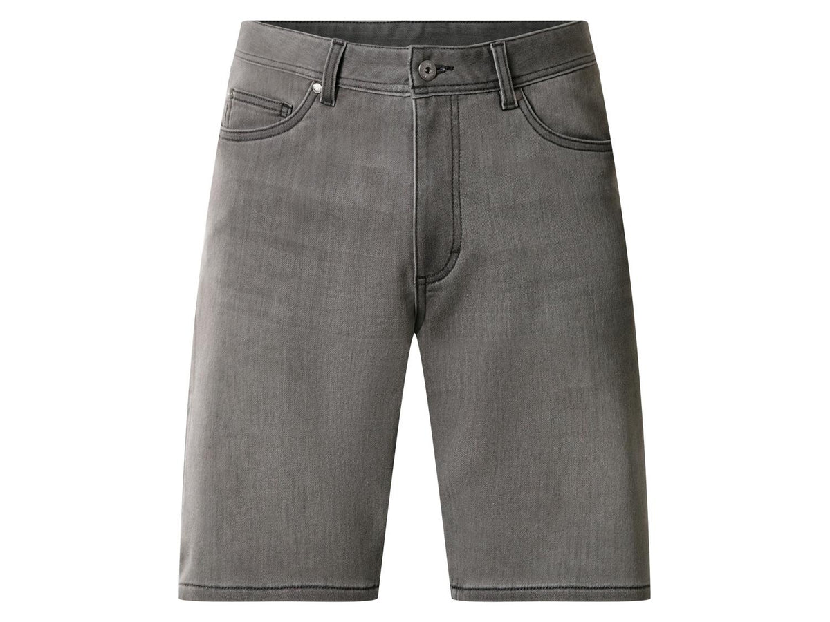 Short en jean molletonné pour homme