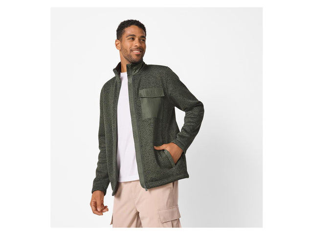 Veste polaire en tricot pour homme
