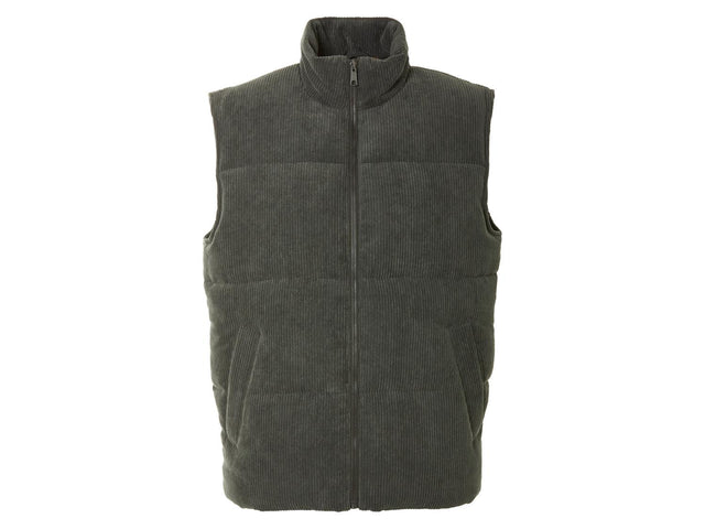 Veste sans manches en velours côtelé homme
