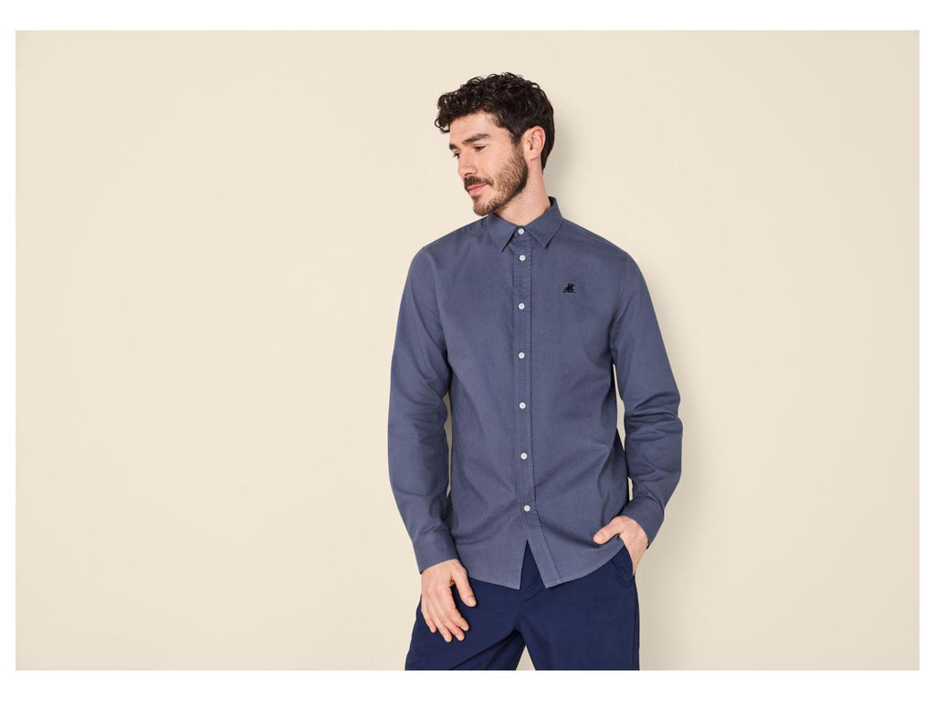 x U.S. Grand Polo Chemise homme en lin