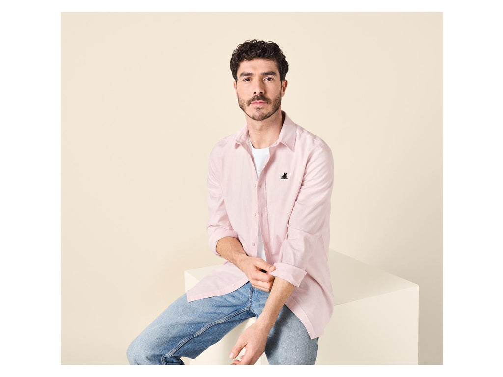 x U.S. Grand Polo Chemise homme en lin