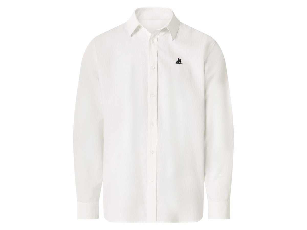 x U.S. Grand Polo Chemise homme en lin