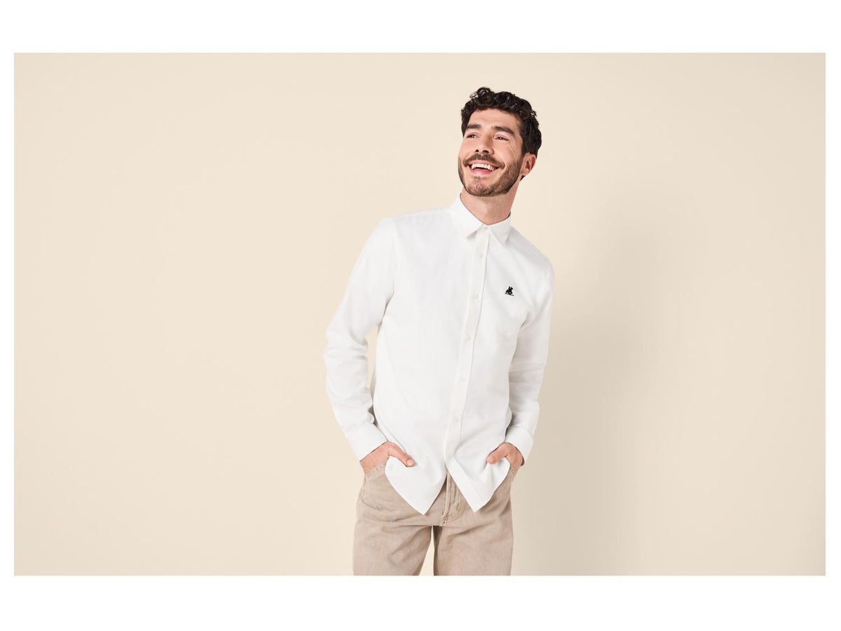 x U.S. Grand Polo Chemise homme en lin
