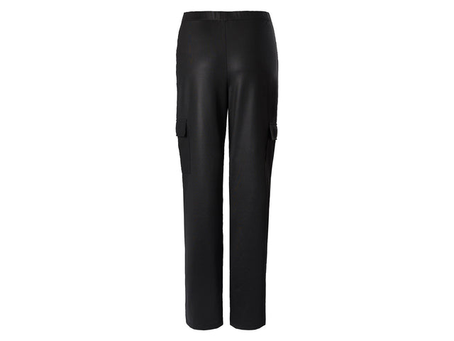 Pantalon cargo en satin femme